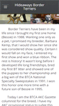 Mobile Screenshot of hideawaysborderterriers.com
